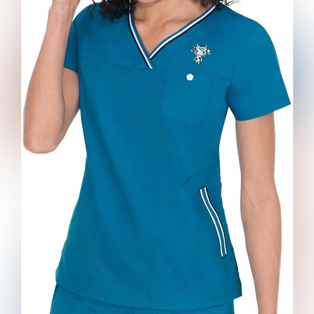 Koi Ashley Tokidoki Scrub Top & Lindsey Cargo Pants Set
